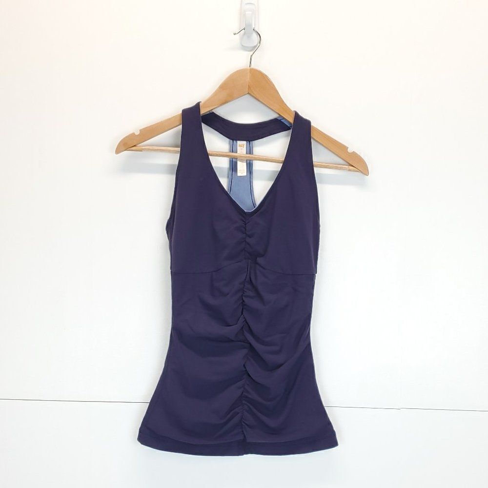 Lucy Ruched Racerback Activewear Tank Top